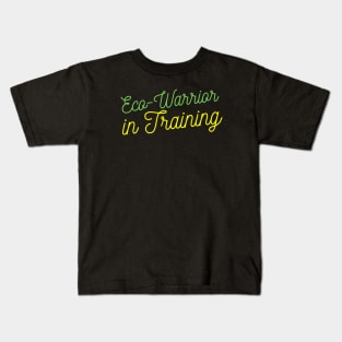 Eco-Warrior in Training Kids T-Shirt